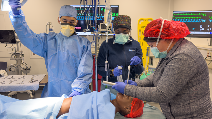 Anesthesia Residents During Pediatric Simulation